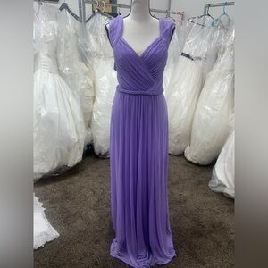 Elegant Purple Women's Dress